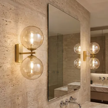 Moderne Wandleuchte mit zwei Leuchtmitteln (2xG9) | Mondialshop