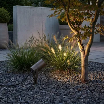 proiettore da esterno led nero