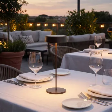 Lampe de table LED rechargeable | Mondialshop