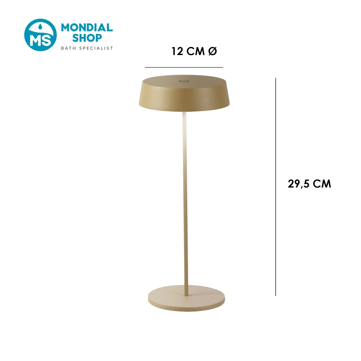 Lampe de table LED rechargeable | Mondialshop
