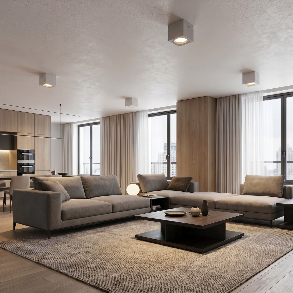 plafoniere da soffitto bianche TOWER