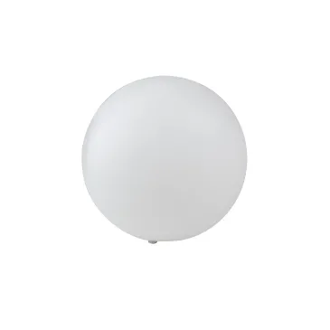 Lampe de jardin sphérique blanche | Mondialshop