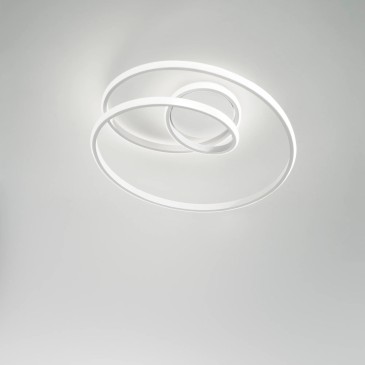 PLAFONIERA LED COASTER BIANCA 40W 5440LM CCT 50X4X22CM
