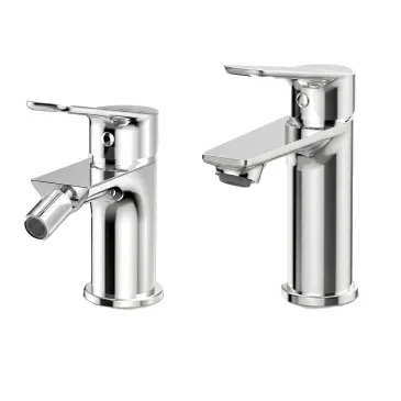 Ensemble mitigeur chromé MIO avec bonde clic-clac | Mondialshop