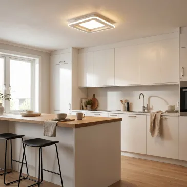 40-W-LED-Deckenleuchte (quadratisch) mit Fernbedienung | Mondialshop