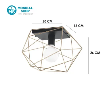 Plafonnier moderne E27 | Mondialshop