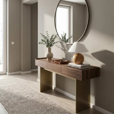 Lampe en chêne ou en pin et...