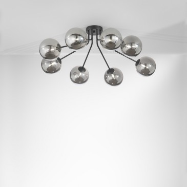 Plafonnier moderne à 8 lampes G9 | Mondialshop