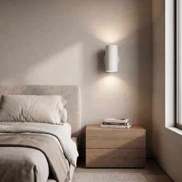 Runde LED-Wandleuchte mit Doppelabstrahlung | Mondialshop