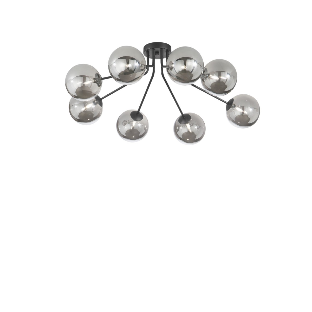PLAFONIERA HONEY NERA 8XG9 88,4X80,8X28CM