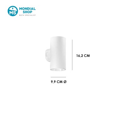 Runde LED-Wandleuchte mit Doppelabstrahlung | Mondialshop