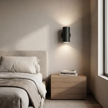 Moderne LED-Wandleuchte mit...