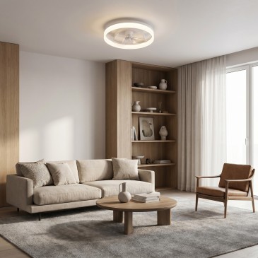 Plafonnier LED 30 W avec ventilateur intégré | Mondialshop