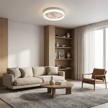Plafonnier LED 30 W avec ventilateur intégré | Mondialshop