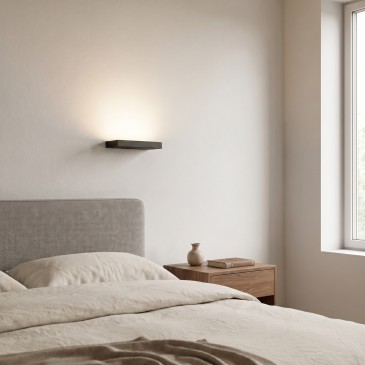 Applique LED da muro nera