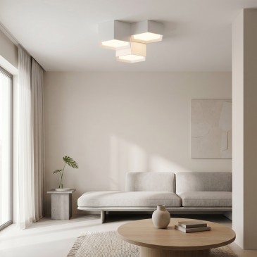 Moderne weiße 36-W-LED-Deckenleuchte | Mondialshop