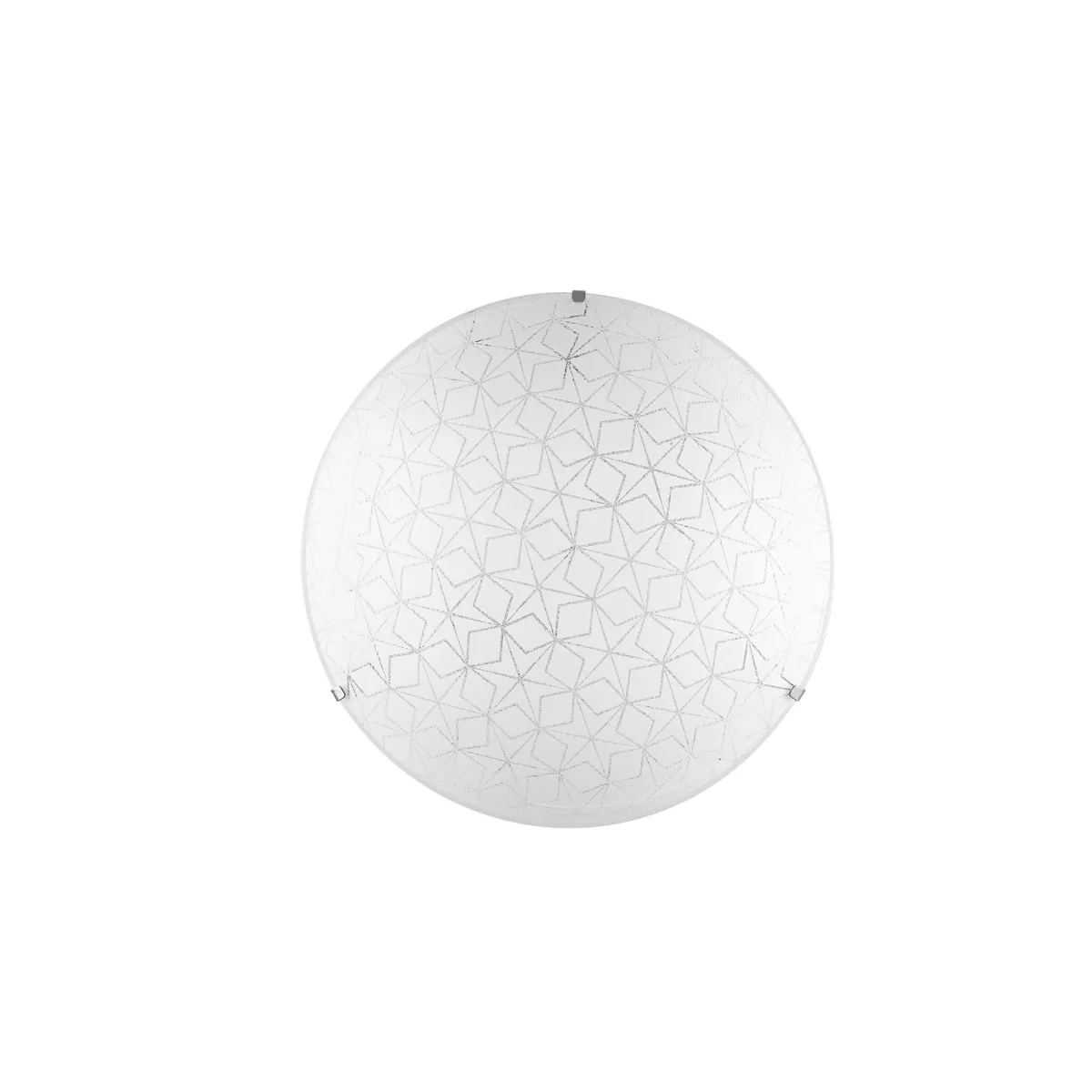 40 cm Glas-Deckenleuchte mit Sternendekoration, 3 x...