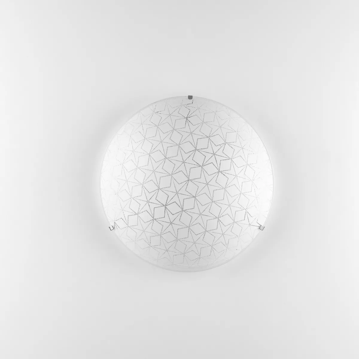 Plafonnier en verre de 40 cm avec décoration en forme...
