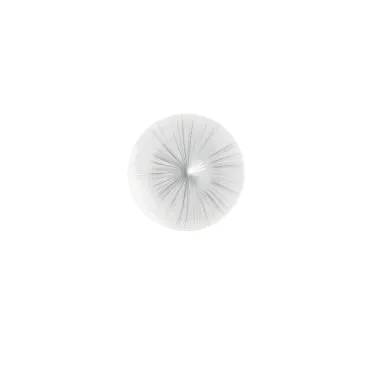 Plafonnier LED blanc et argent 24 W | MondialShop
