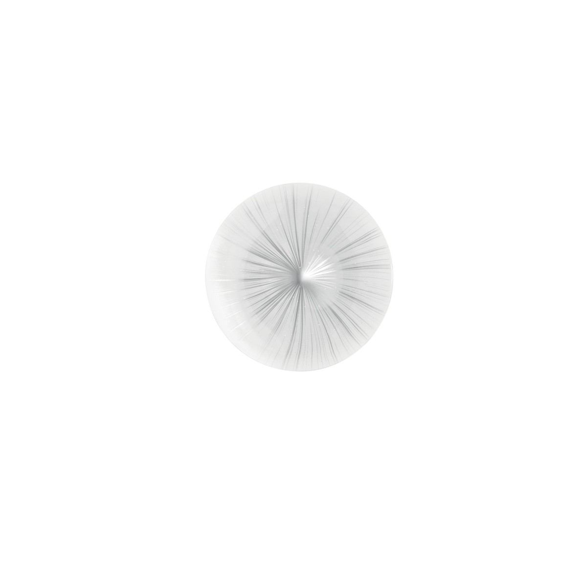 Plafonnier LED blanc et argent 24 W | MondialShop
