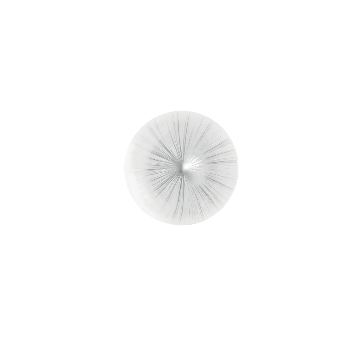 Plafonnier LED blanc et argent 24 W | MondialShop