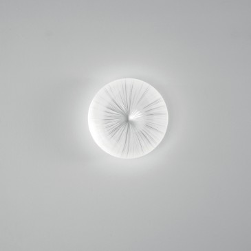 Plafonnier LED blanc et argent 24 W | MondialShop