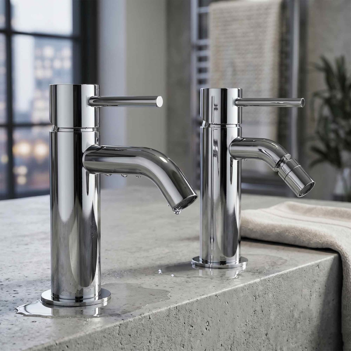 Ensemble mitigeur avec bonde clic-clac | Mondialshop
