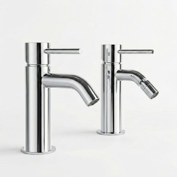 Miscelatori lavabo e bidet con scarico clic-clac City
