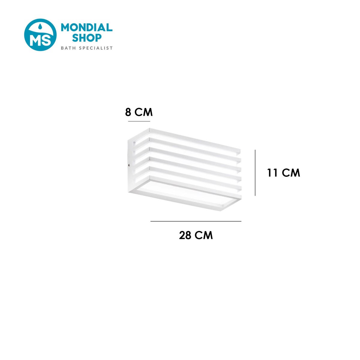 LED-Wandleuchte mit Doppelemission, 12 W | Mondialshop