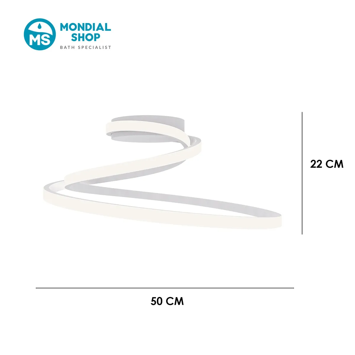 Moderne 40-W-LED-Deckenleuchte | Mondialshop