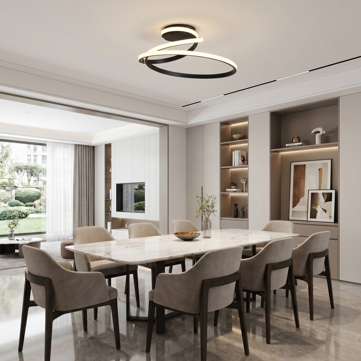 Moderne 40-W-LED-Deckenleuchte | Mondialshop