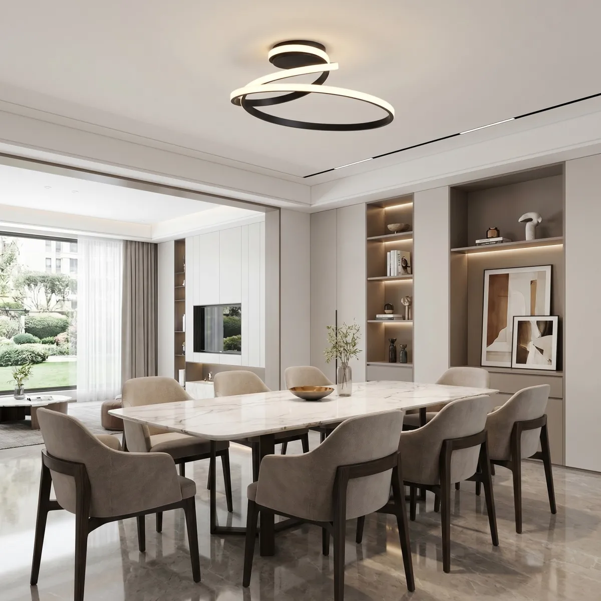 Plafonnier LED moderne 40 W | Mondialshop