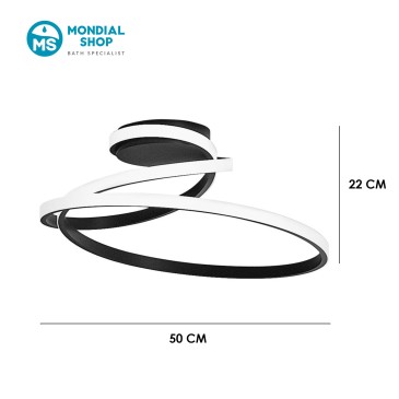 Moderne 40-W-LED-Deckenleuchte | Mondialshop