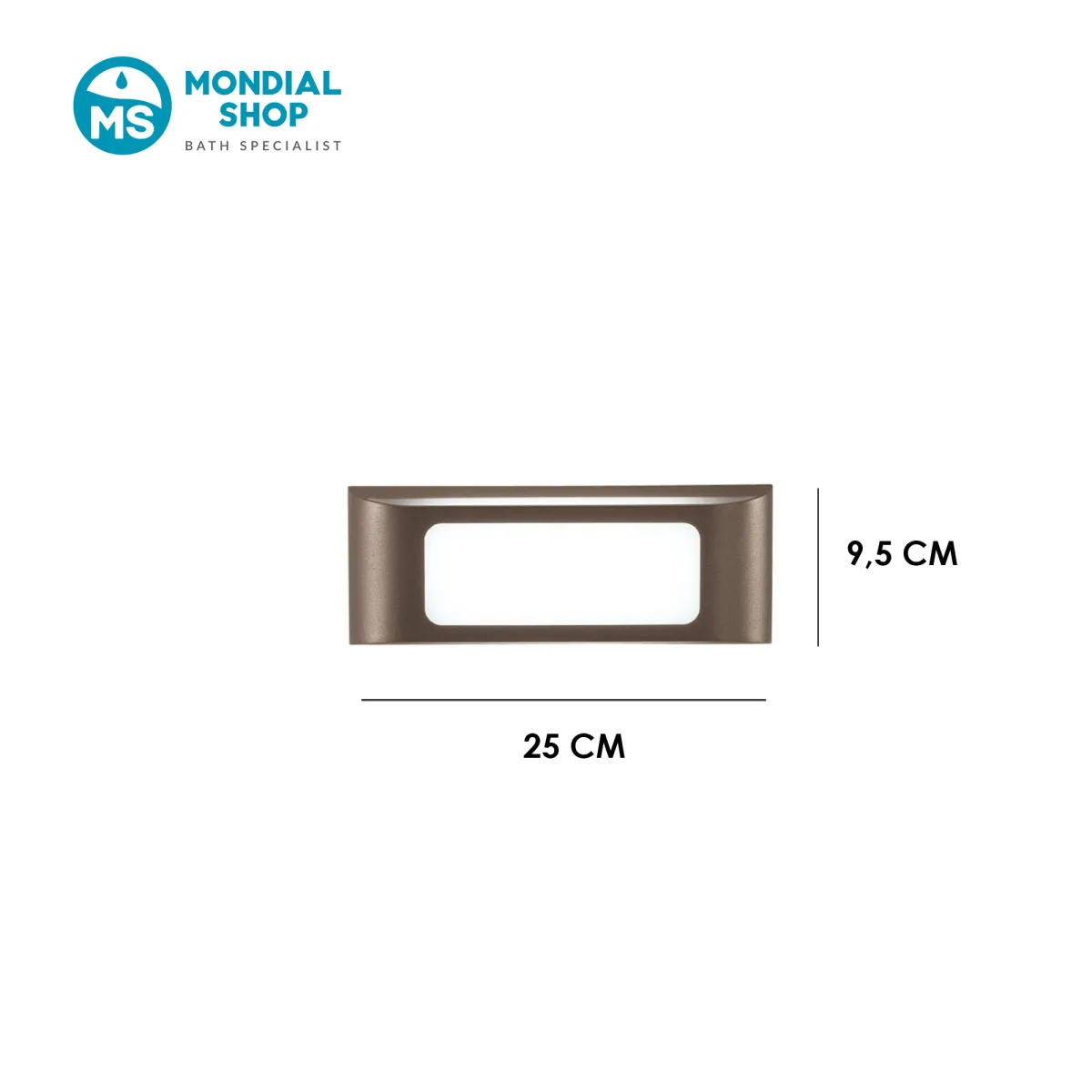 Applique murale LED double émission 12 W | Mondialshop
