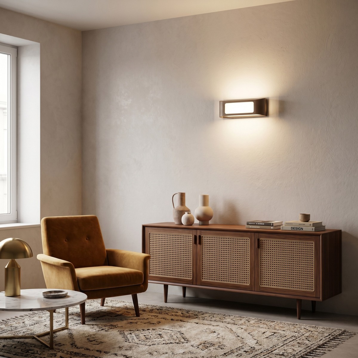 Applique murale LED double émission 12 W | Mondialshop