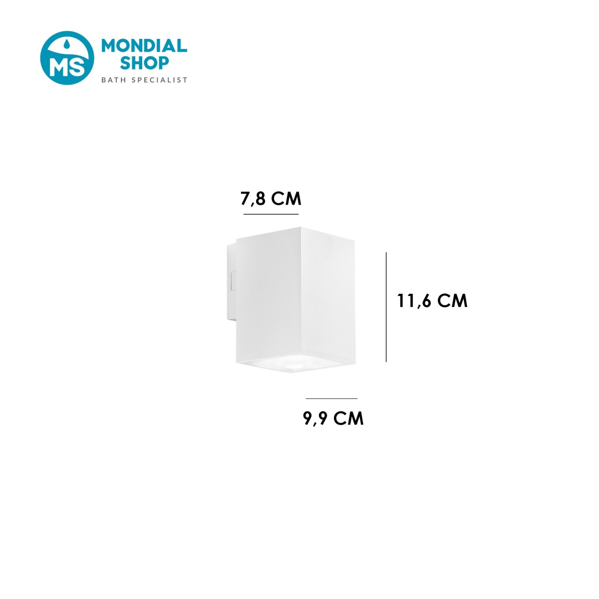Applique murale intérieure LED moderne 8W | Mondialshop