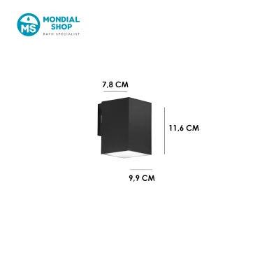 Applique murale intérieure LED moderne 8W | Mondialshop