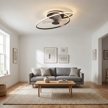 60-W-LED-Deckenleuchte mit integriertem Ventilator | Mondialshop