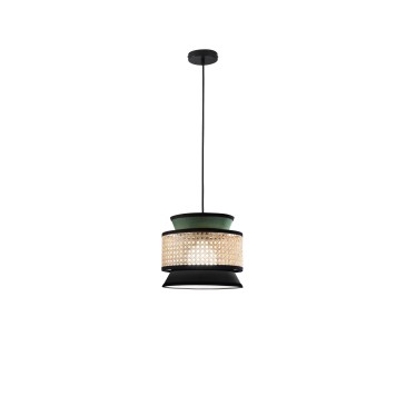Rattan-Pendelleuchte E27 | Mondialshop