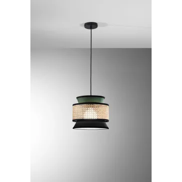 Rattan-Pendelleuchte E27 | Mondialshop