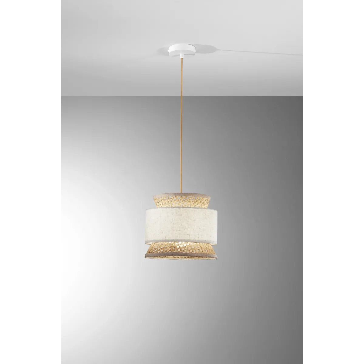 Lampadario Sospensione Rattan E27 | Mondialshop