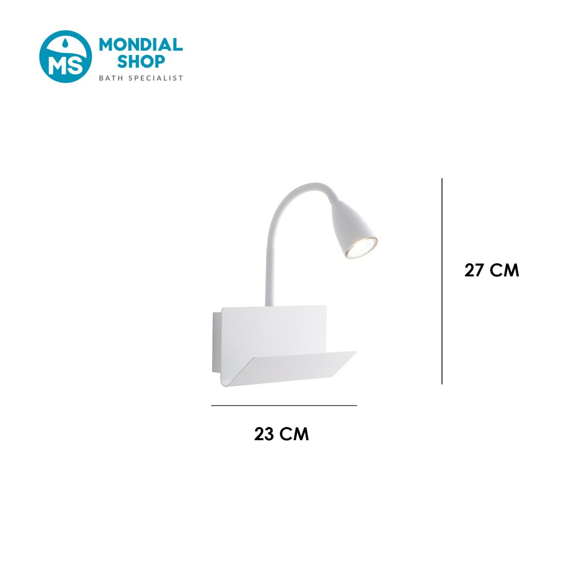 Lampe de lecture flexible GU10 | Mondialshop