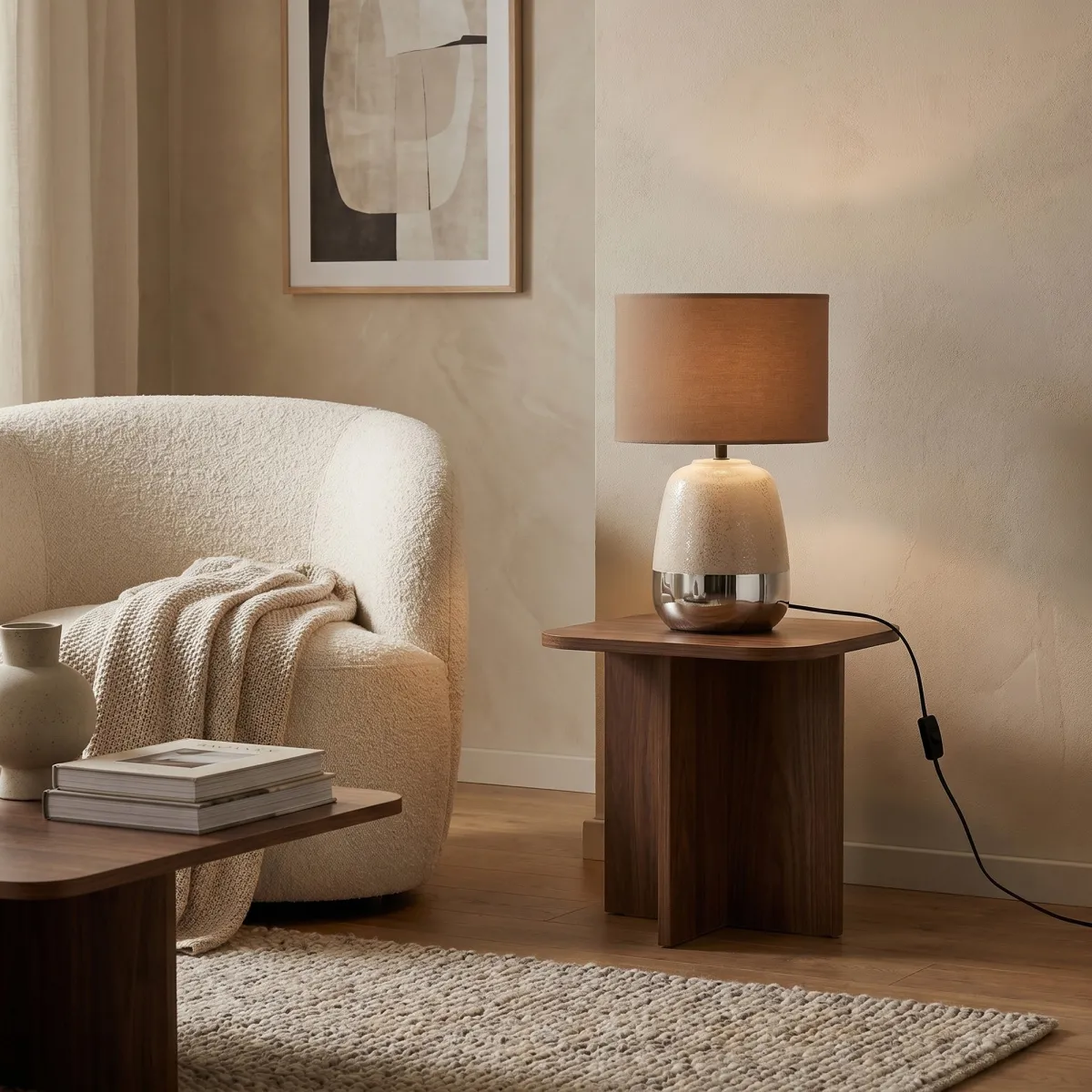 Lampe de table moderne E27 | Mondialshop