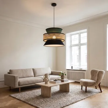 Lampadario Sospensione Rattan E27 | Mondialshop