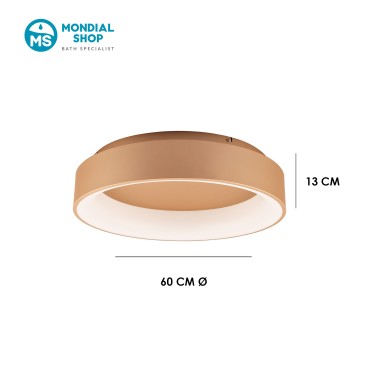 Plafoniera LED 60W Luce Regolabile | Mondialshop