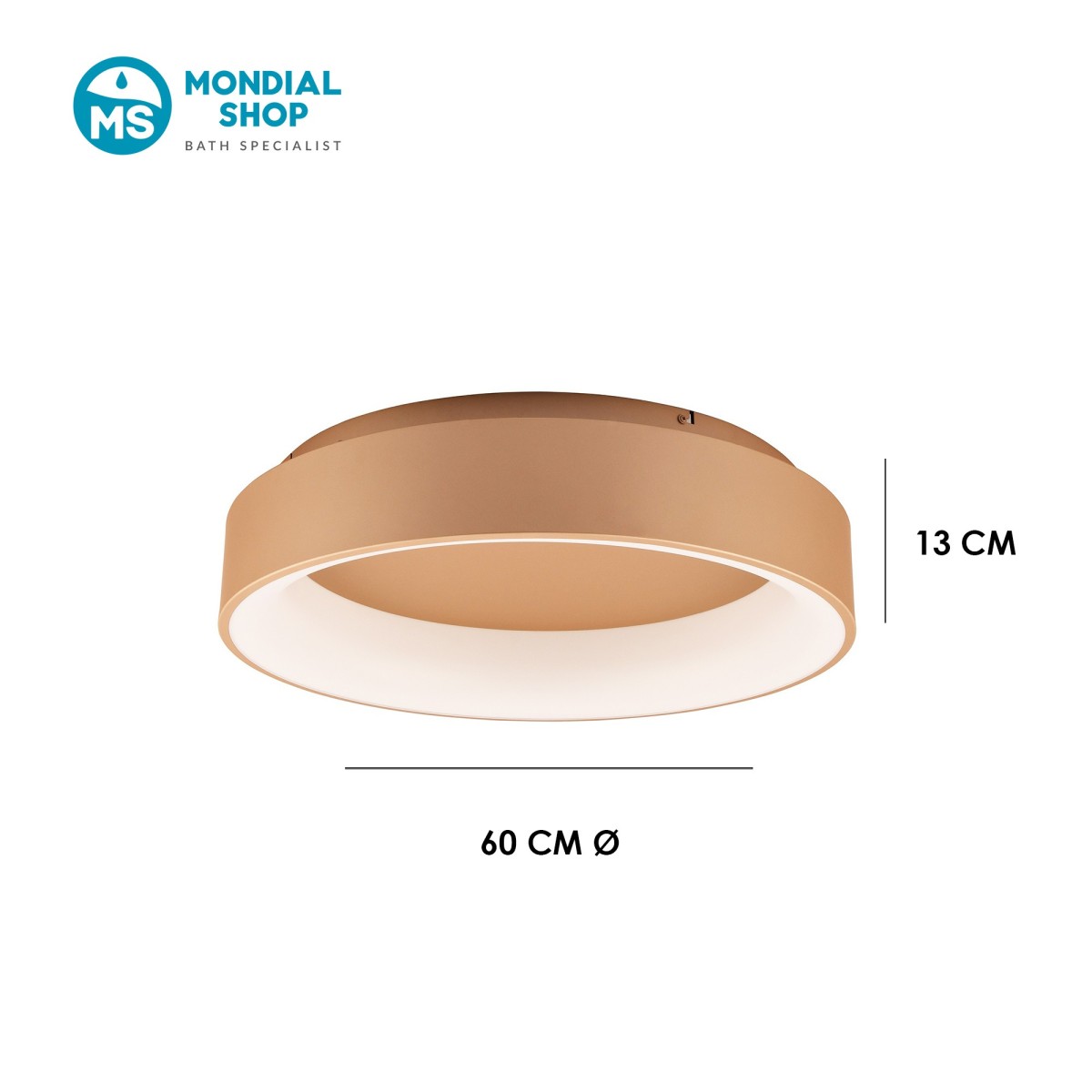 Plafoniera LED 60W Luce Regolabile | Mondialshop