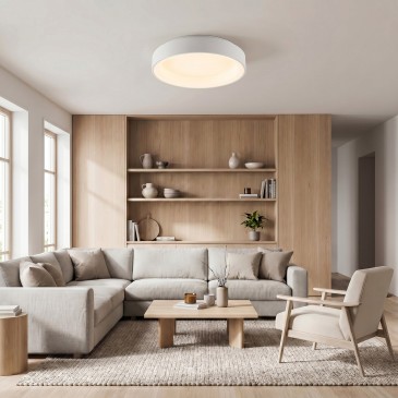 Plafoniera LED disponibile in 3 varianti Luce Regolabile (CCT) e Protezione IP44 60W