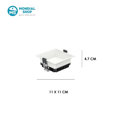 Incasso LED Quadrato 12W CCT | Mondialshop
