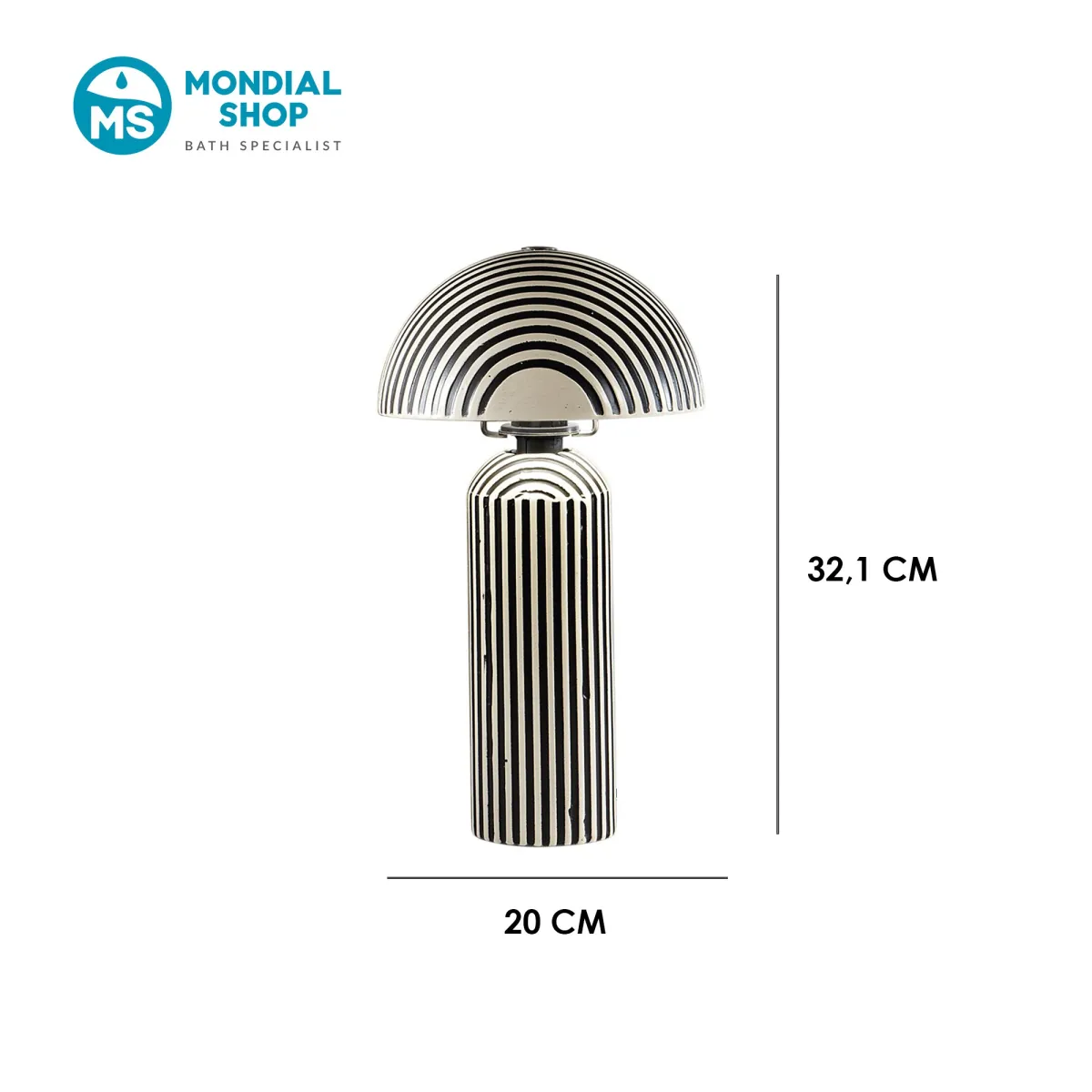 E14 Keramik-Tischleuchte | Mondialshop