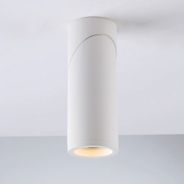 Plafonnier tubulaire blanc ou noir 1XGU10 | Mondialshop